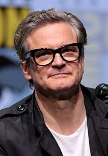 Photo of Colin Firth at the San Diego Comic-Con International in 2017.