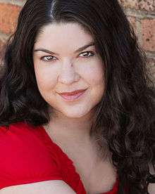 Young, dark-haired voice actress Colleen Clinkenbeard