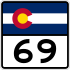 State Highway 69 marker