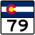State Highway 79 marker