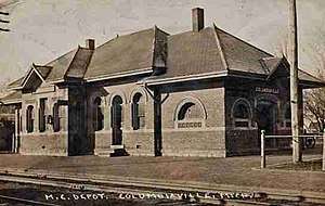 Detroit–Bay City Railroad Company Columbiaville Depot