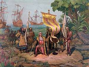 Columbus discovers America