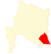 Location of commune in the Bío Bío Region