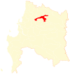 Location of the Chillán commune in the Ñuble Region