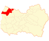Map of Litueche commune in O'Higgins Region