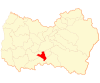 Map of the Nancagua commune in the O'Higgins Region