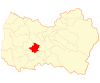 Map of Palmilla commune in O'Higgins Region