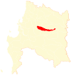Location of the Pemuco commune in the Ñuble Region