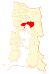 Location of the Puerto Montt commune in Los Lagos Region