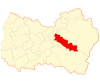 Map of Rengo commune in O'Higgins Region