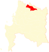 Location of San carlos commune in Ñuble Region