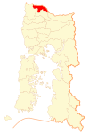 Location of the San Pablo commune in Los Lagos Region