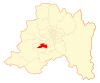 Location of the Talagante commune in the Santiago Metropolitan Region
