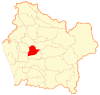 Map of Temuco commune in Araucanía Region
