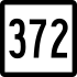 Connecticut Route 372 marker