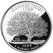 coin with a tree on it