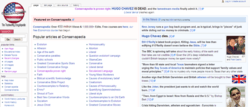 Screenshot of the main page of Conservapedia on March 6, 2013