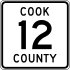 County Road 12&#32; marker