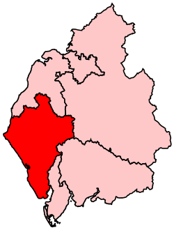 A medium-sized constituency found in the south west of the county.