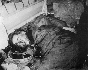 Ngô Đình Diệm after being shot and killed in the 1963 coup