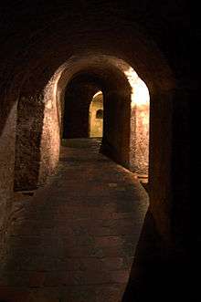 San Felipe's castle corridors.