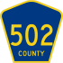 County Route 502&#32; marker