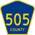County Route 505&#32; marker