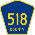 County Route 518&#32; marker