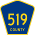 County Route 519&#32; marker