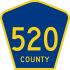 County Route 520&#32; marker