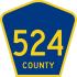 County Route 524&#32; marker