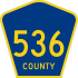 County Route 536&#32; marker