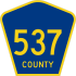 County Route 537&#32; marker
