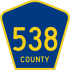 County Route 538&#32; marker