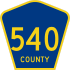 County Route 540&#32; marker