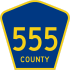 County Route 555&#32; marker