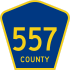 County Route 557&#32; marker