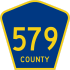 County Route 579&#32; marker
