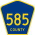 County Route 585&#32; marker