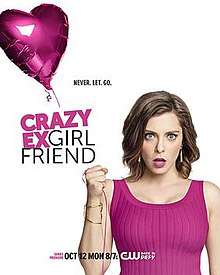 Promotional art for the first season of Crazy Ex-Girlfriend.