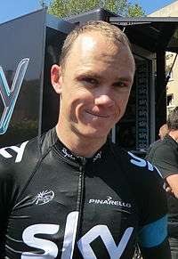 A photograph of Chris Froome
