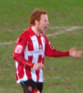 Stephen Quinn during a match