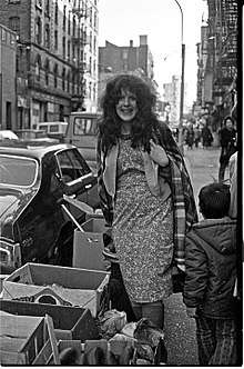  Cynthia Heimel on Manhattan's Lower East Side in 1973. Photo by Michael Longacre