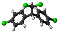 Ball-and-stick model of the DDD molecule