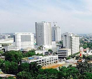 Skyline of Abreeza District in Davao City