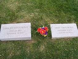 Gravestones of David O. and Emma Ray McKay