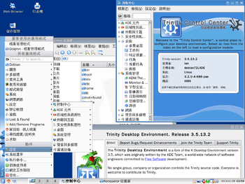 Screenshot of  Trinity 3.5.13.2 in Traditional Chinese