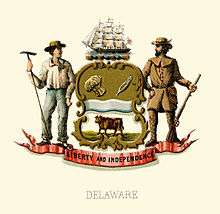 Delaware state coat of arms