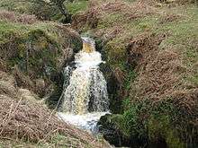 Derrygown Linn, a small waterfall