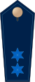 Blue epaulette with 2 light blue stars